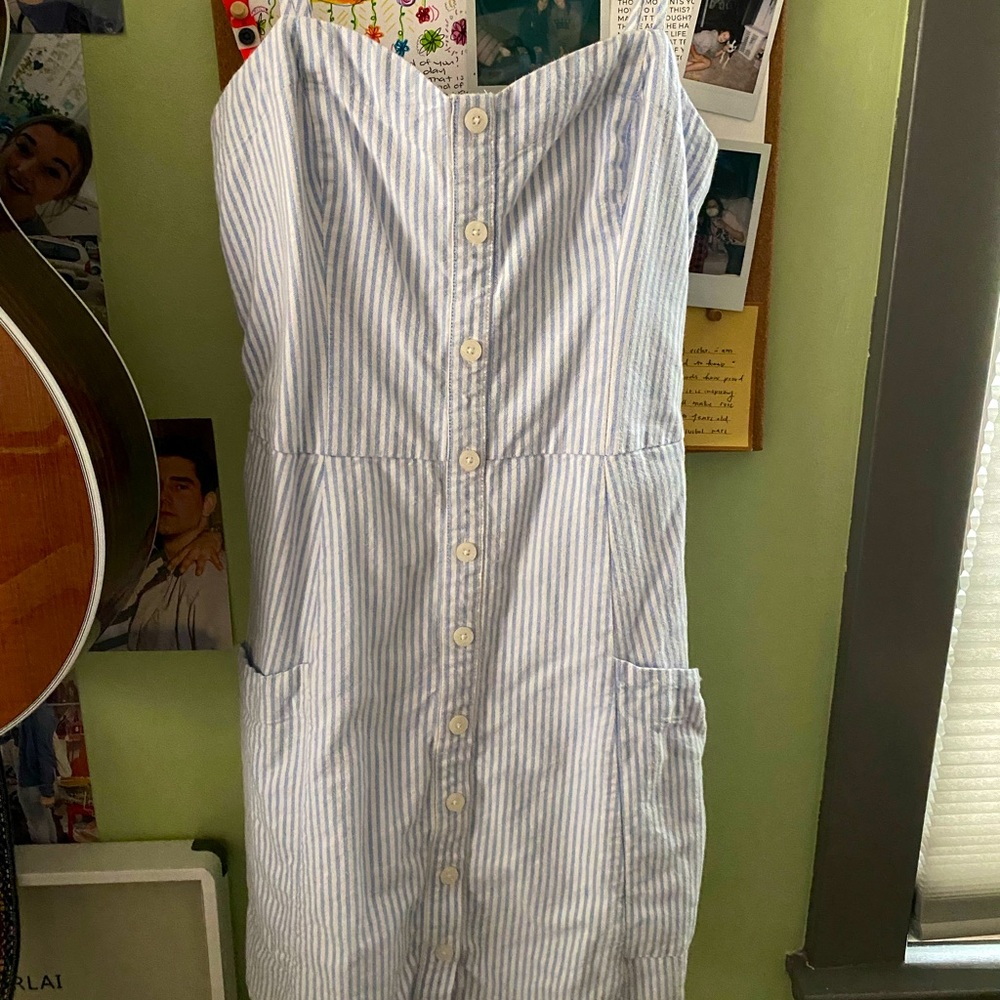 Summer mini dress with pockets